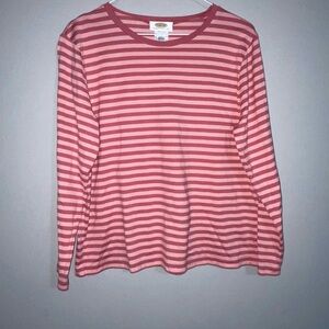 Talbots Pink Striped Women's Top 1x Petite NWOT